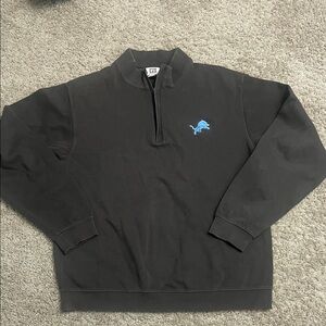 Cutter and Buck Men's Grey Sweater with Lions Logo sz Large
